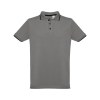 THC ROME. Polo bicolore en coton pour hommes