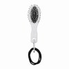 Brosse de voyage avec élastiques à cheveux COIFFEUR