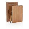 Set carnets de notes A5 et stylo en bambou