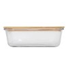 Boîte à déjeuner ROSILI L, avec couvercle en bambou: capacité env. 1.060 ml