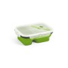 DILL. Lunch Box. Boîte hermétique rétractable en silicone et PP (480 et 760 mL)