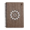 CARNET DE NOTE EN BOIS GRIS