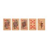 Jeu de cartes personnalisable en papier recycl