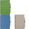 Carnet à spirale en fibre de paille avec couverture en PP Massimo