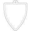 Attache réfléchissante en TPU en forme de badge H-12 RFX™