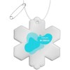 Attache réfléchissante RFX™ en TPU en forme de flocon de neige