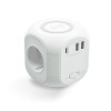 MULTIPRISE CUBE AVEC CHARGEUR PAR INDUCTION ET RALLONGE
