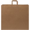 Sac en papier Kraft 90-100 g/m² avec poignées plates, 49,5 x 14 x 44 cm