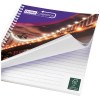 Carnet de notes à spirales A4 Desk-Mate® avec couverture arrière imprimée
