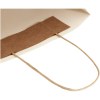 Sac en papier fabriqué à partir d déchets agricoles 150 g/m2 avec poignées torsadées, 24 x 9 x 24 cm