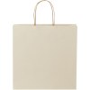 Sac en papier fabriqué à partir de déchets agricoles 150 g/m2 avec poignées torsadées, 31 x 12 x 31 cm
