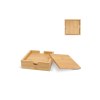 Set de sous-verres en bambou (4 pièces)