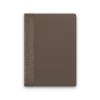 CARNET A5 AVEC COUVERTURE EN POUDRE CAFE