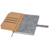 Carnet A5 Viviana en feutrine recyclée et liège
