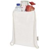Sac avec cordon Oregon en coton recyclé 140 g/m² certifié GRS