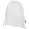 Sac avec cordon Oregon en coton recyclé 140 g/m² certifié GRS