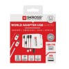 SKROSS Adaptateur de voyage universel MUV 65W PD avec USB