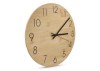 Horloge murale en bambou
