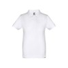 THC ADAM KIDS WH II. Polo à manches courtes pour enfants (unisexe). Couleur blanche