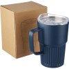 Mug nomade double paroi en acier inoxydable recyclé de 450 ml Calo