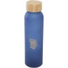 Bouteille en verre sodocalcique mat Lume de 500 ml avec couvercle en bambou