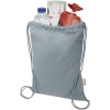 Sac de 5 L avec cordon Oregon Blend en coton recyclé 140 g/m² certifié GRS