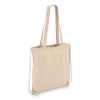 Sac fourre-tout à cordon en coton OEKO-TEX® 38 x 42cm 140g/m².